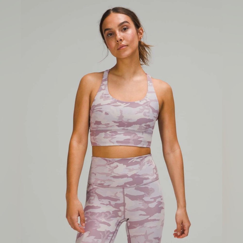 Lululemon Energy Bra Long Line Ribbed